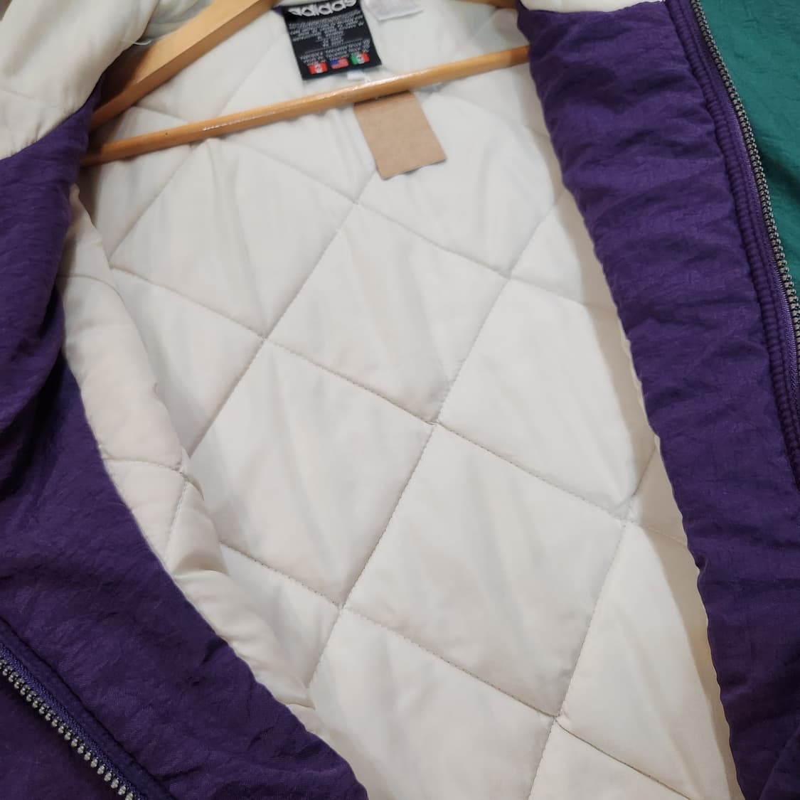 아디다스 90s 올드스쿨 누빔 자켓 XL 상품이미지4