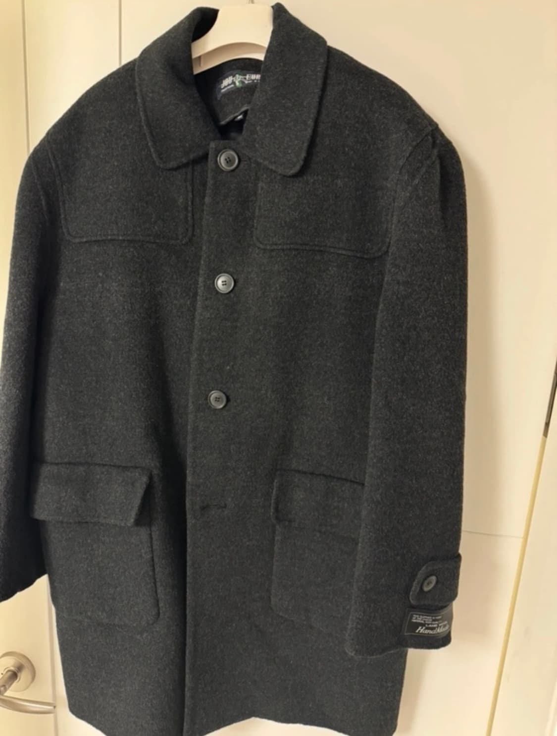 핸드메이드 빈티지 코트 차콜 상품이미지2
