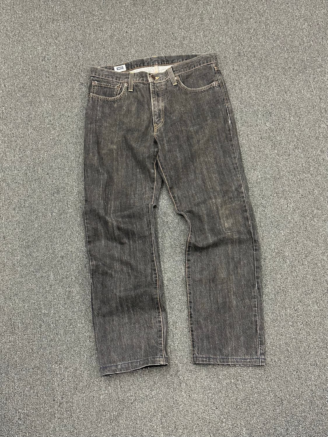 33)에드윈 빈티지 403 베이직 스트레이트 블랙 데님팬츠 상품이미지3