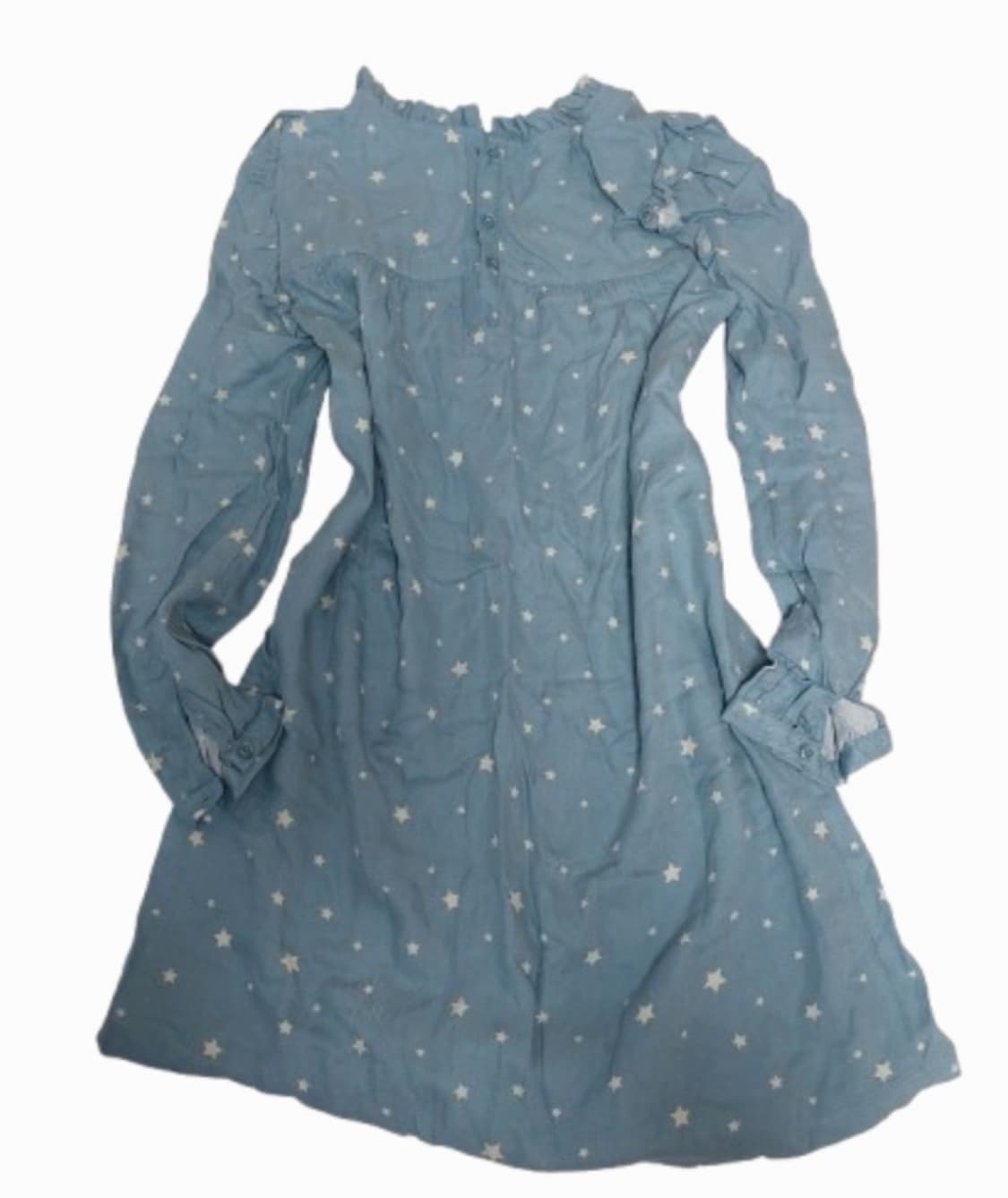 모리걸 너드 별무늬 레이스 블라우스 상품이미지1