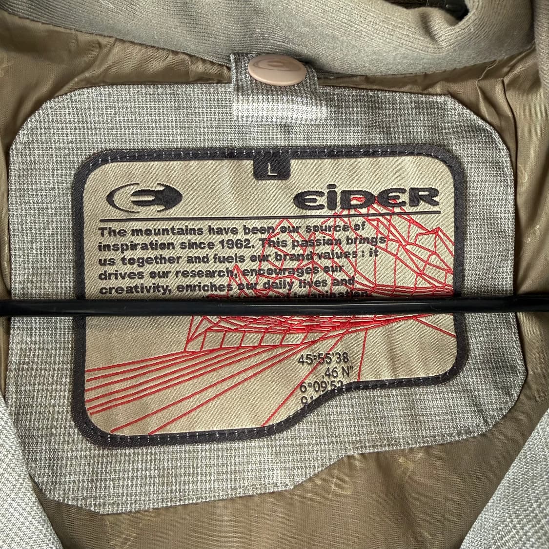 (무료배송)L) 아이더 사파리 우븐 자켓 상품이미지6