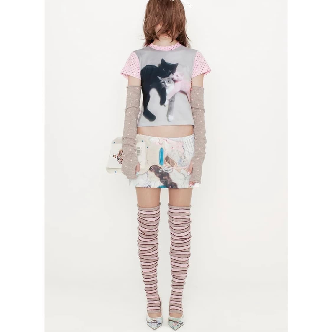 프린트 스커트 상품이미지1