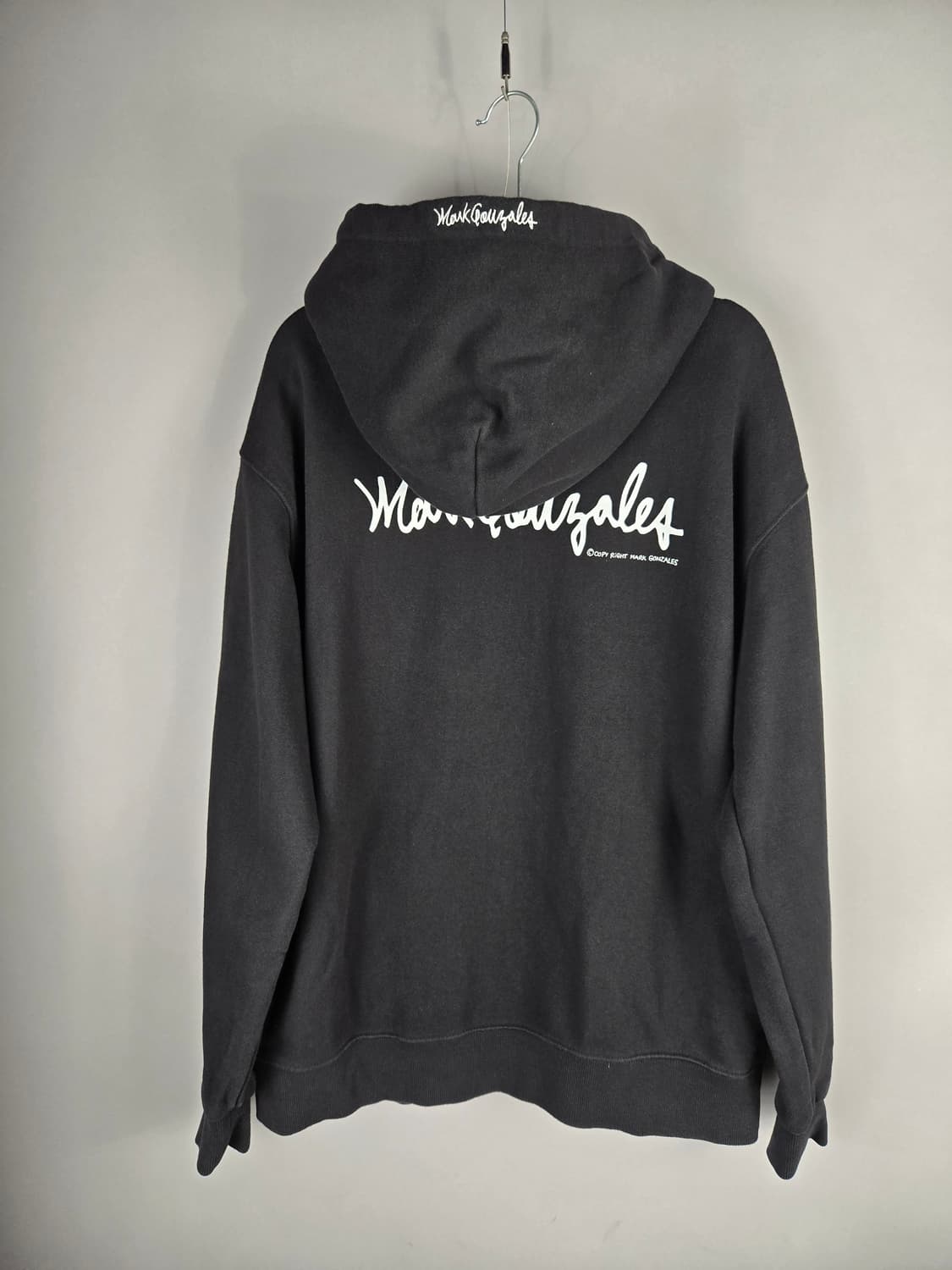 [무료배송]마크곤잘레스 M 남성 오버핏 후드 집업 블랙 상품이미지6