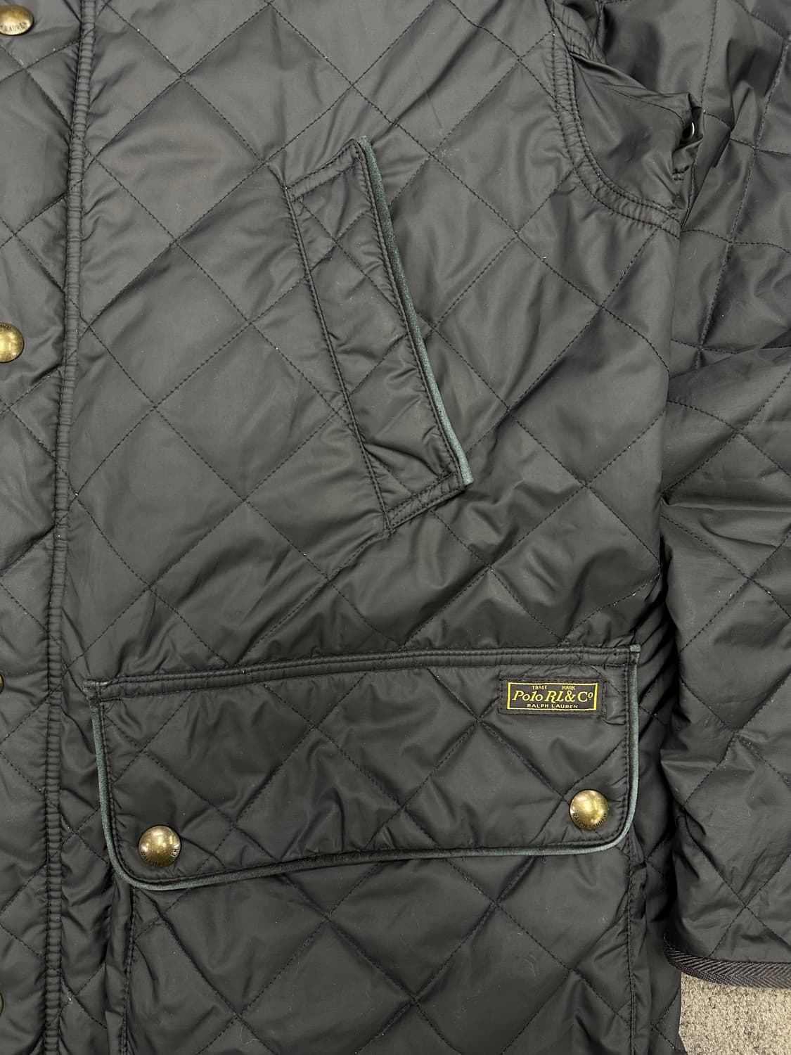폴로 랄프로렌 퀼팅 자켓 L 상품이미지3