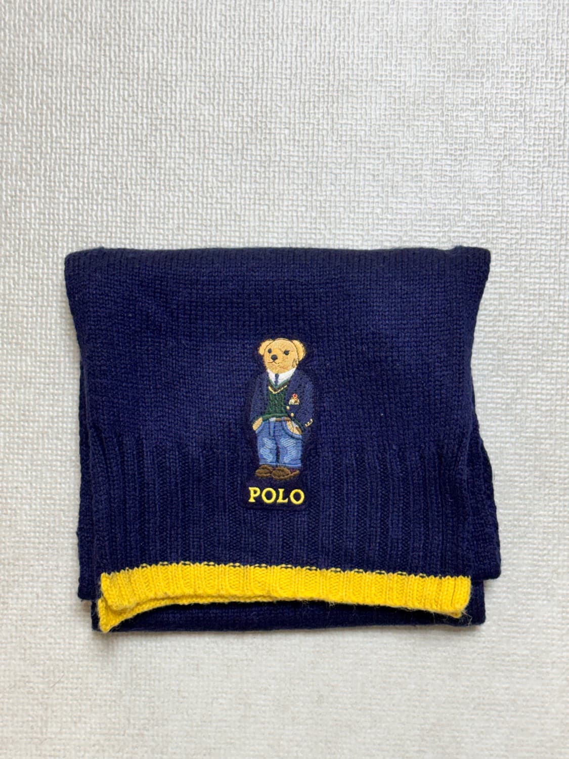 폴로 랄프로렌 네이비 머플러 상품이미지1