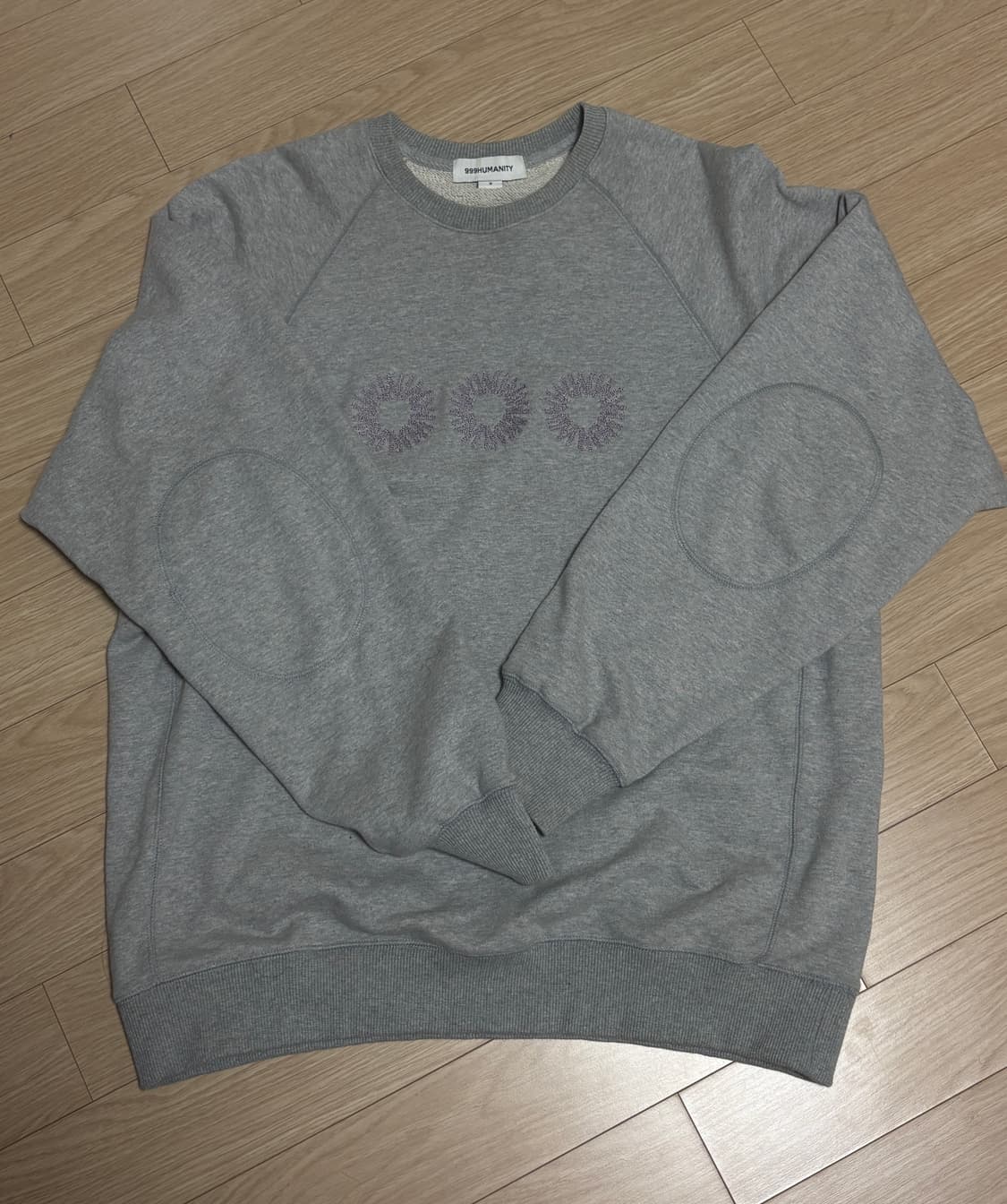 999휴머니티 맨투맨 멜란지그레이 상품이미지2