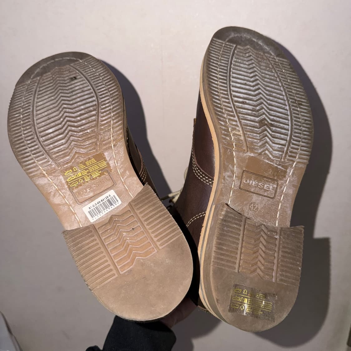 디젤 남성 다크브라운 워커 42(남성 270-275) 상품이미지9