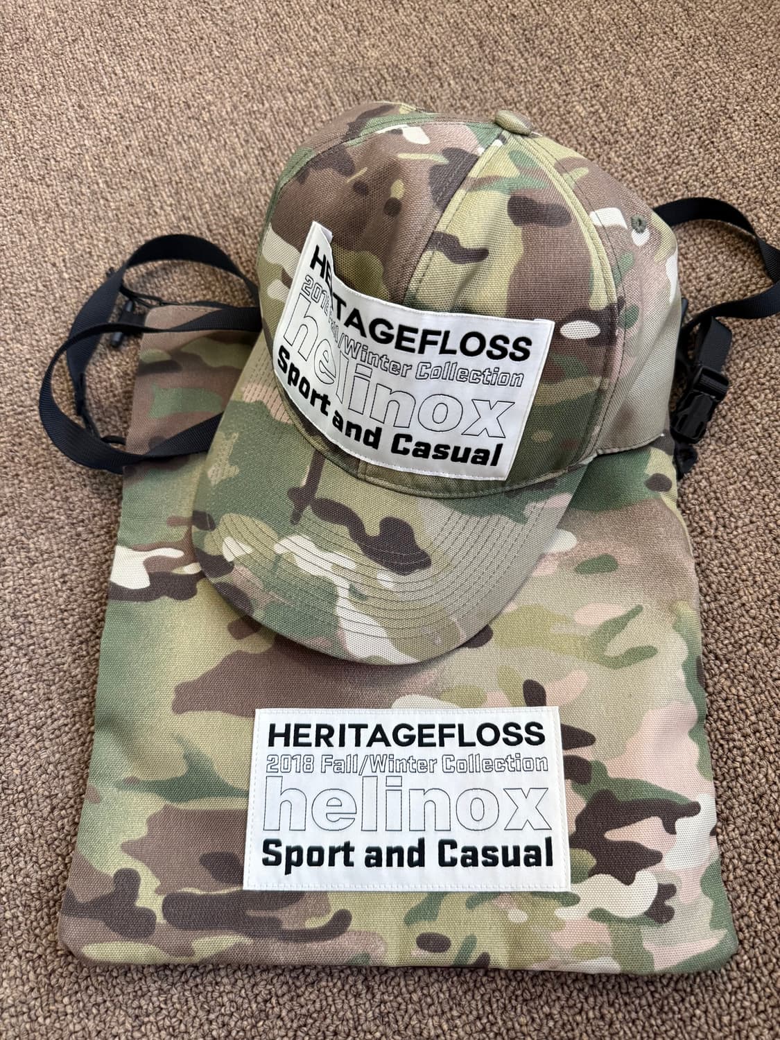 18FW 헤리티지플로스x헬리녹스 캡 샤코슈 상품이미지2