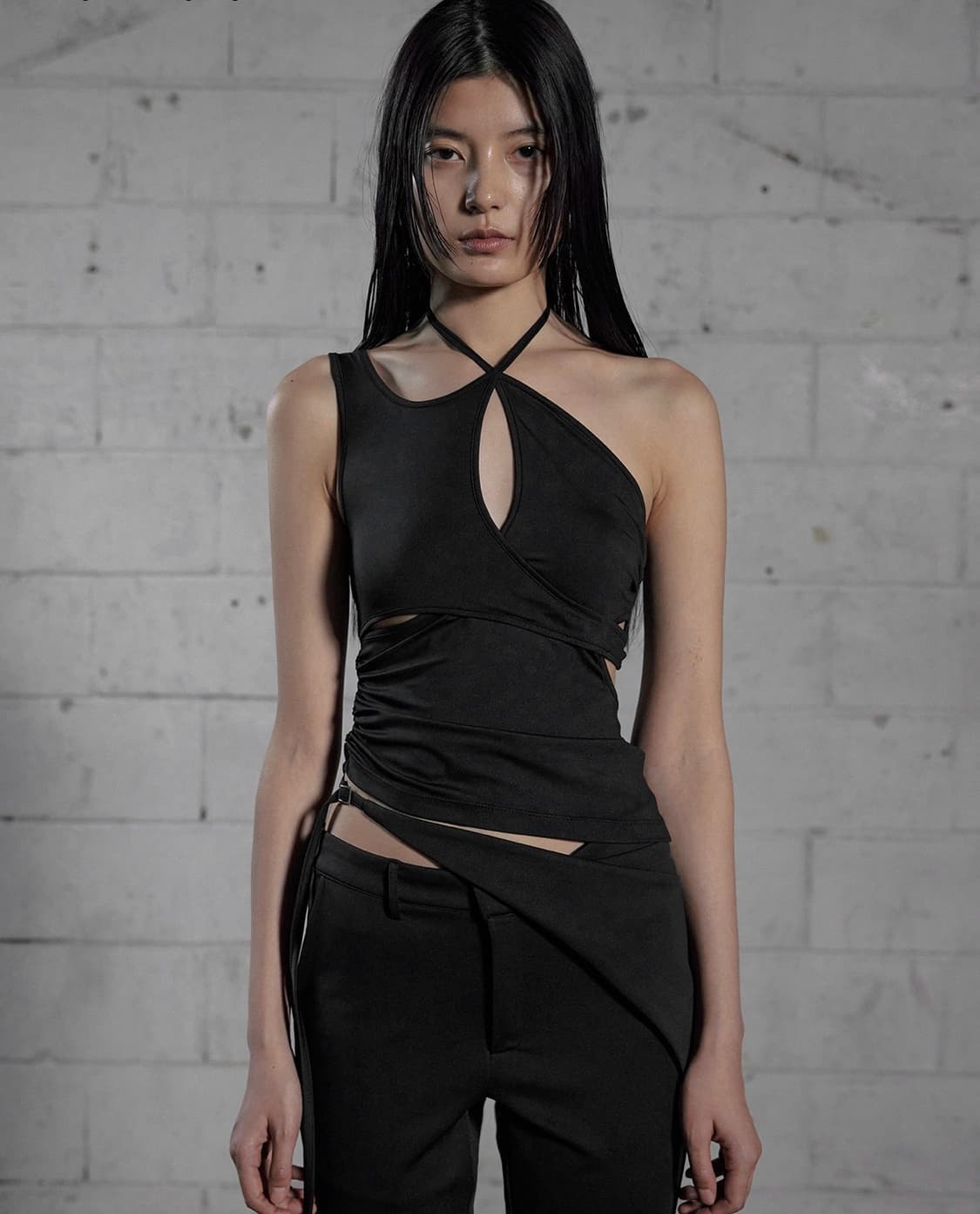 보헤미안서울 NOIR LAYERED SLEEVELESS, BLACK 상품이미지1