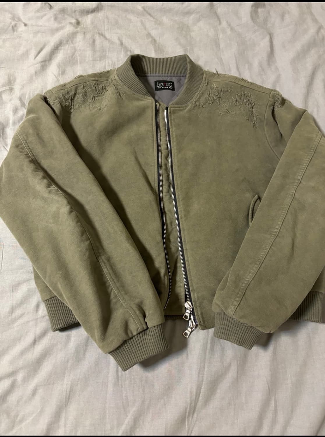 [os] Emostanceclub moleskin bomber 상품이미지2