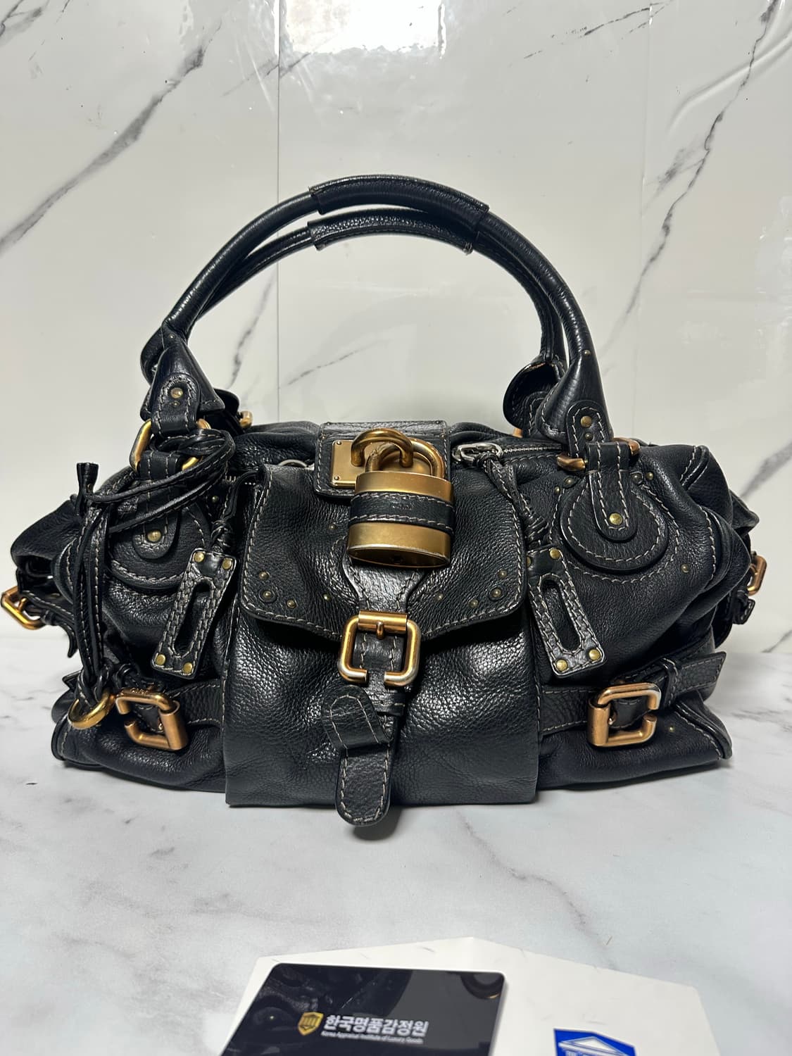 [A 정품] 끌로에 패딩턴 숄더백 블랙 라지 상품이미지2