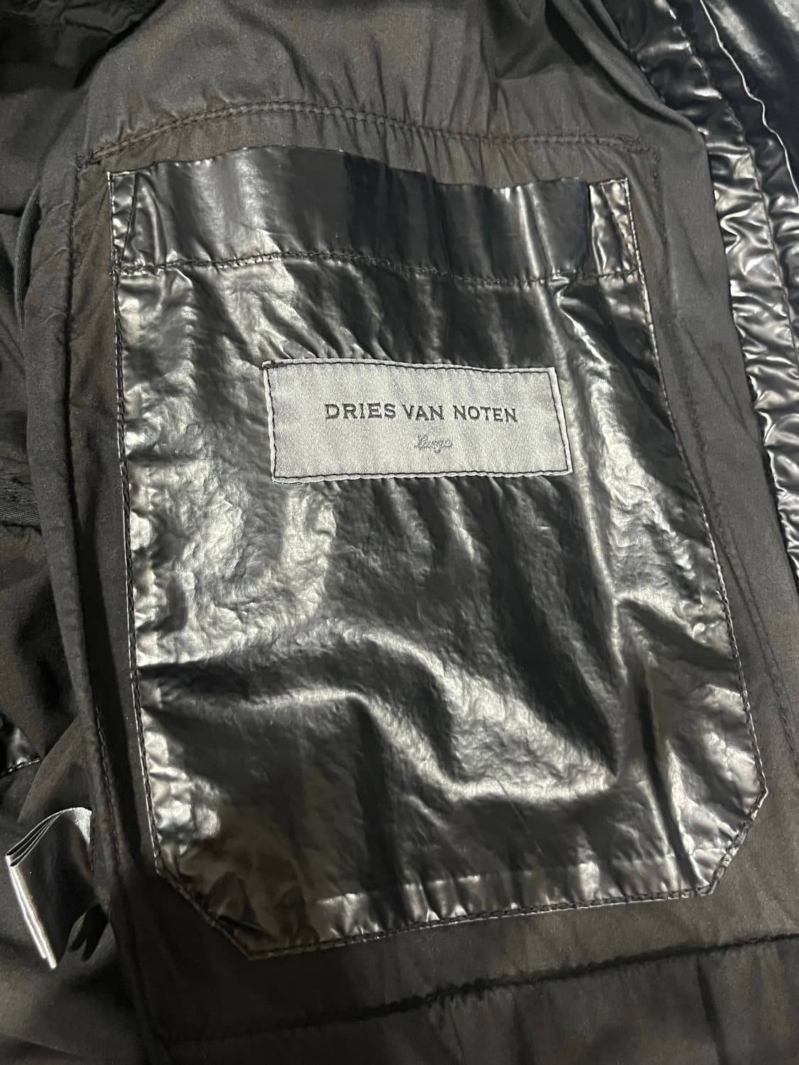 드리스반노튼 20ss 택티컬 파카 블랙 상품이미지7