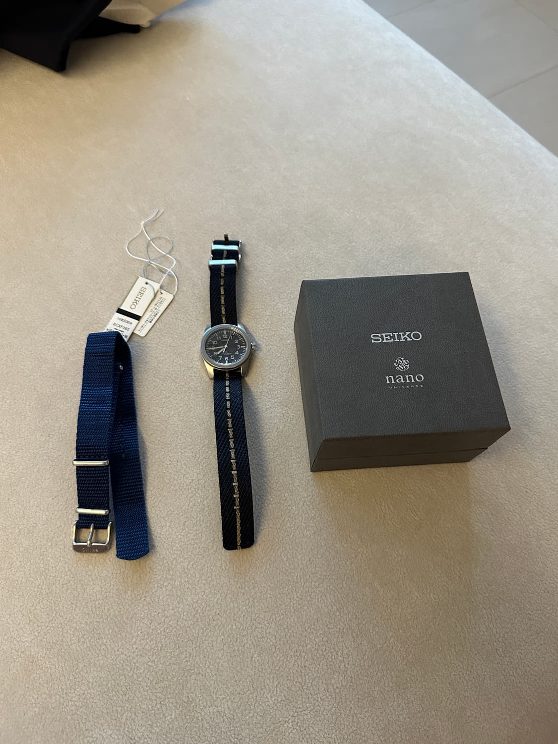 세이코 한정판 SUS 나노유니버스 scxp165 쿼츠 청판 필드워치 상품이미지2