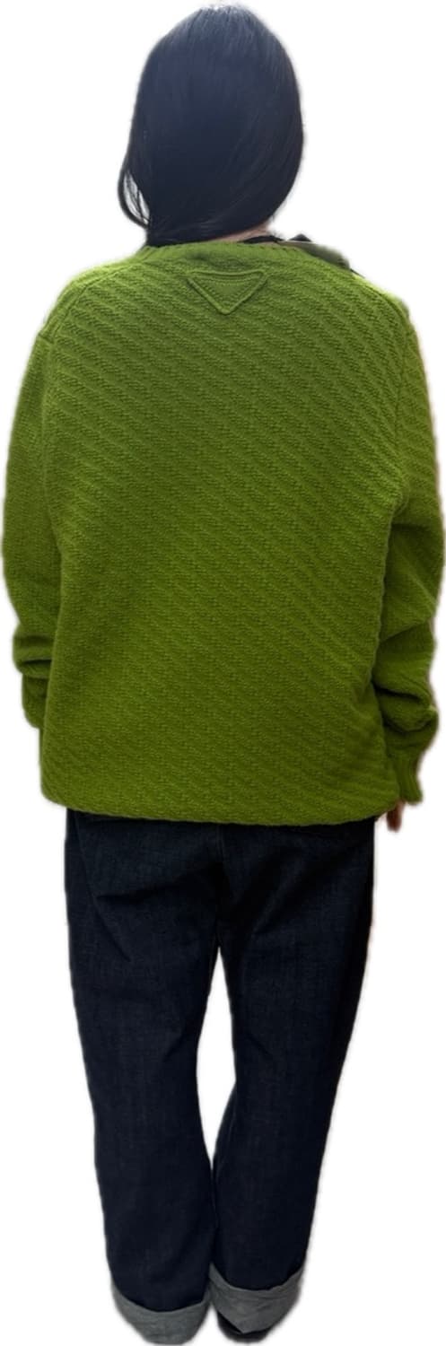 프라다 Prada 연두색 남성 니트 (새상품) 상품이미지4