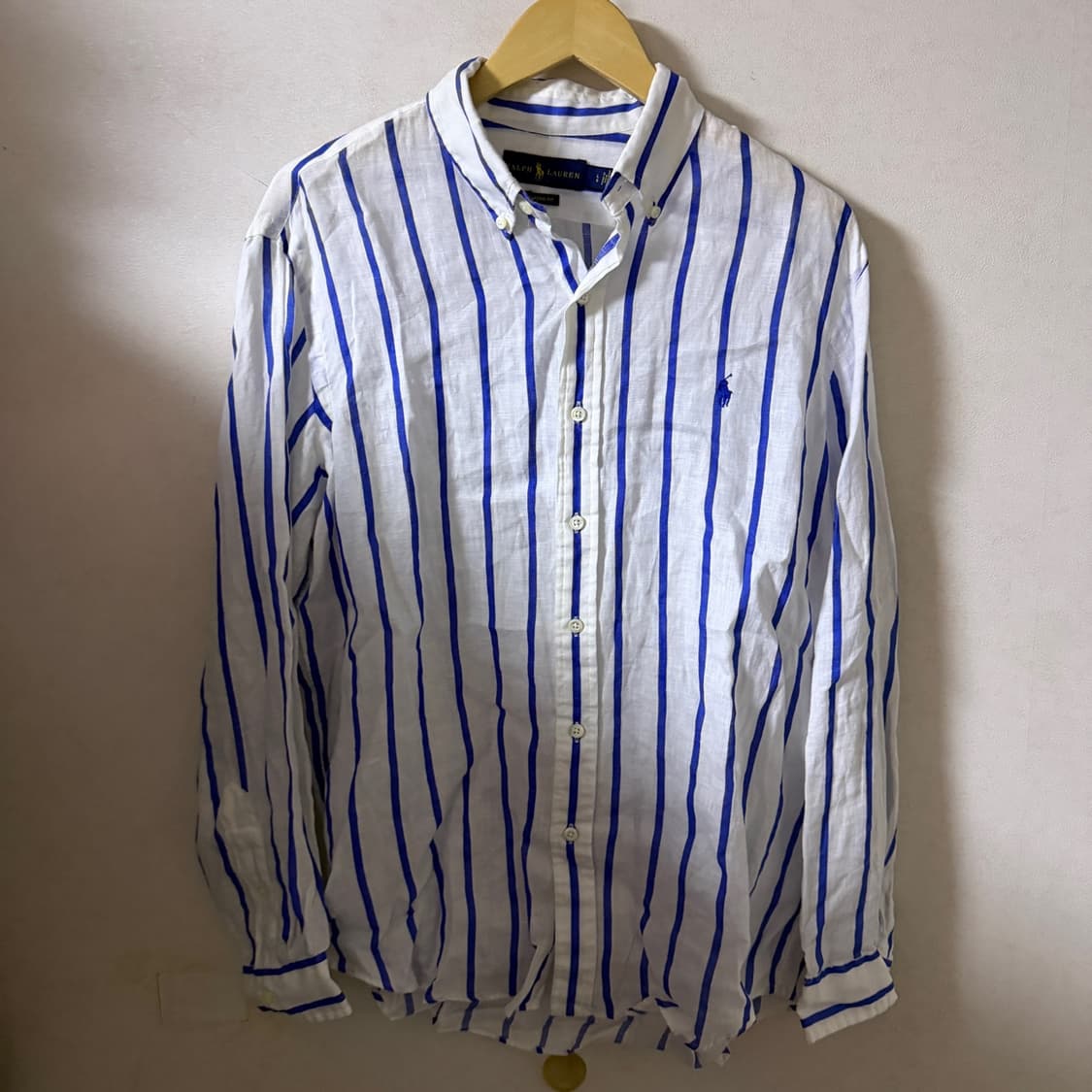 폴로 랄프로렌 린넨 스트라이프 클레식 핏 L (남성 105-110) 상품이미지1