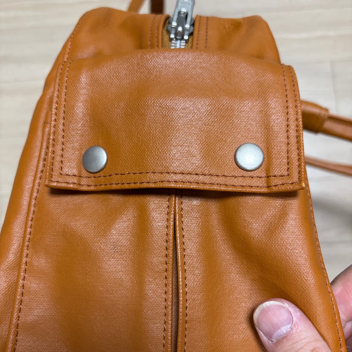 요시다포터 porter 프리스타일 보스턴백 카멜 상품이미지4