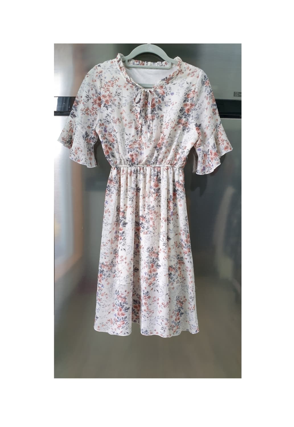 반팔 플라워 원피스3개 상품이미지2