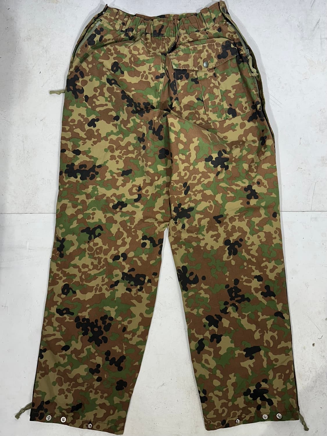 빈티지 베이지 밀리터리 군복 카모 카고 와이드 팬츠  상품이미지5