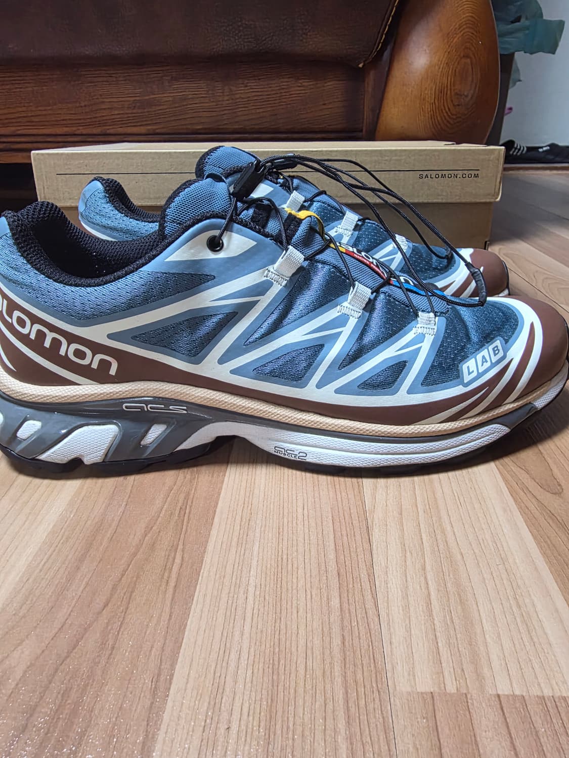 살로몬 XT-6 어게안 블루 헤이즐넛 280 상품이미지1