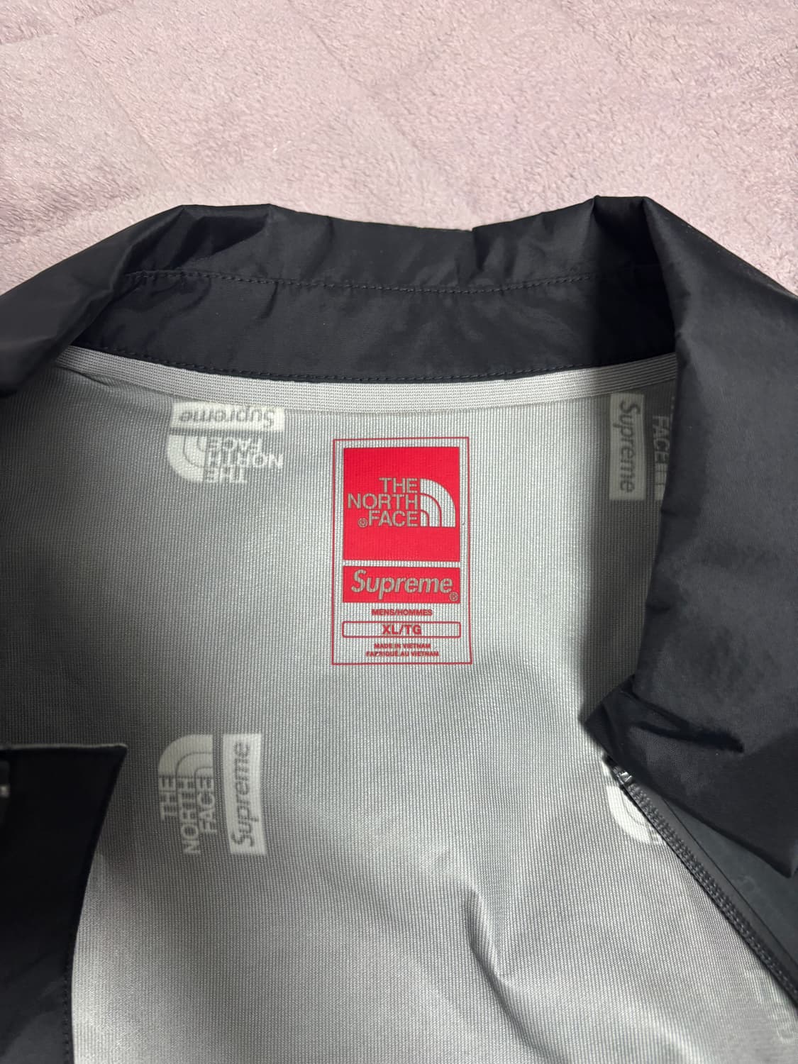 슈프림 노스페이스 테이프심 코치 자켓 블랙 XL 상품이미지3