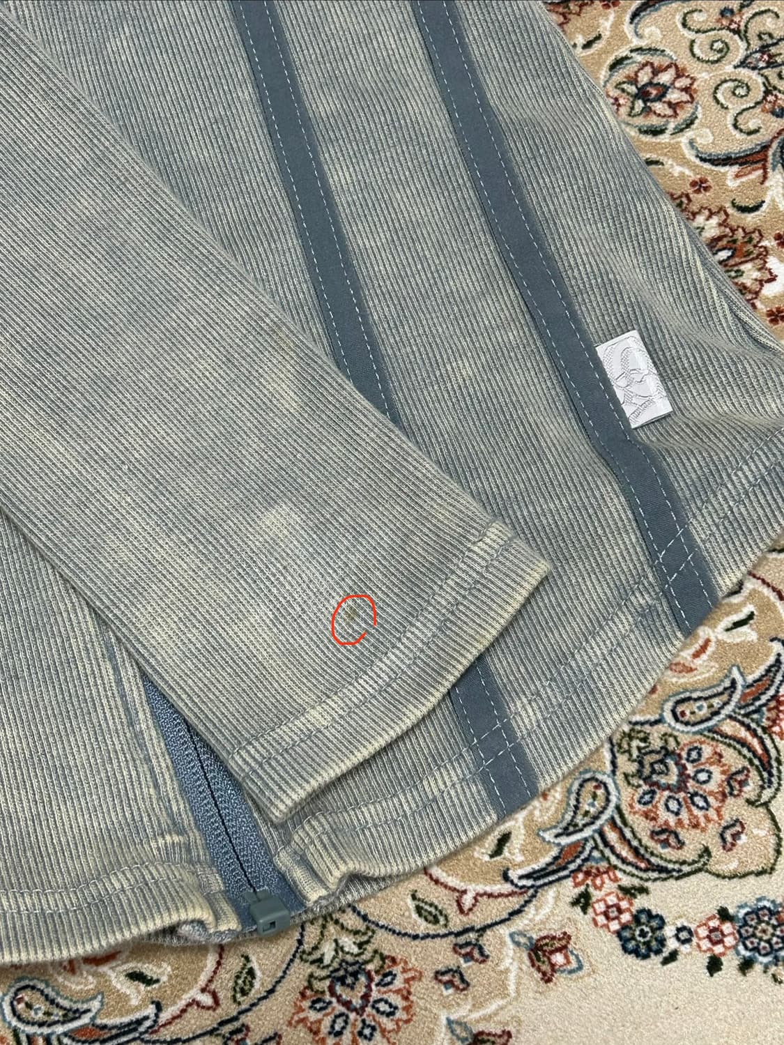 스컬프터 워시드 본디지 후드집업 S 상품이미지3