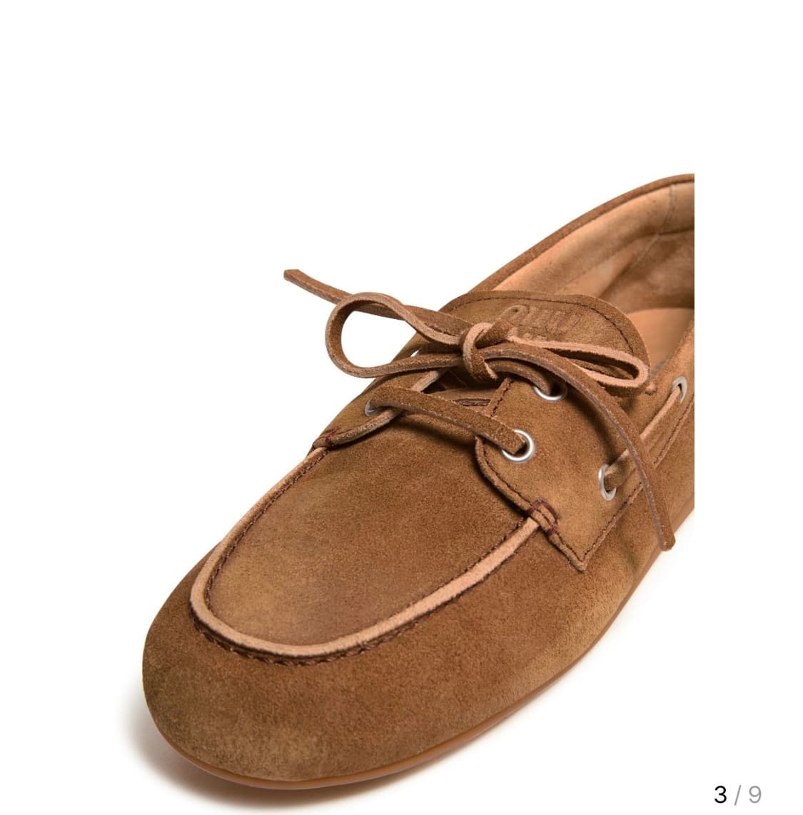 미우미우 보트슈즈 EU (41) 국내 265-270 상품이미지4