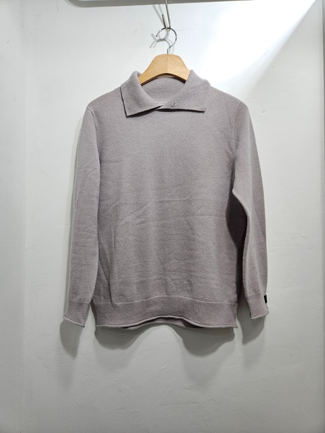 LBL 캐시미어100 카라넥 니트 풀오버  상품이미지1