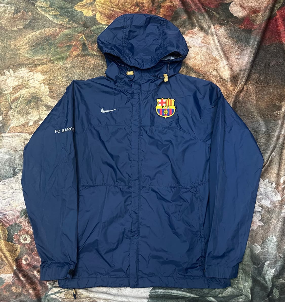나이키 블록코어 FC바르셀로나 네이비후드바람막이 90 상품이미지1