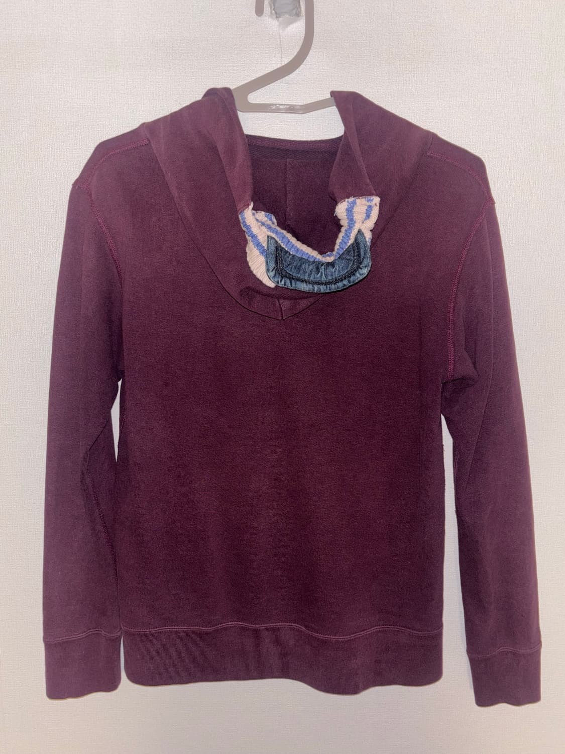 (Vintage) Denim Dungaree 버건디 후드티 상품이미지2
