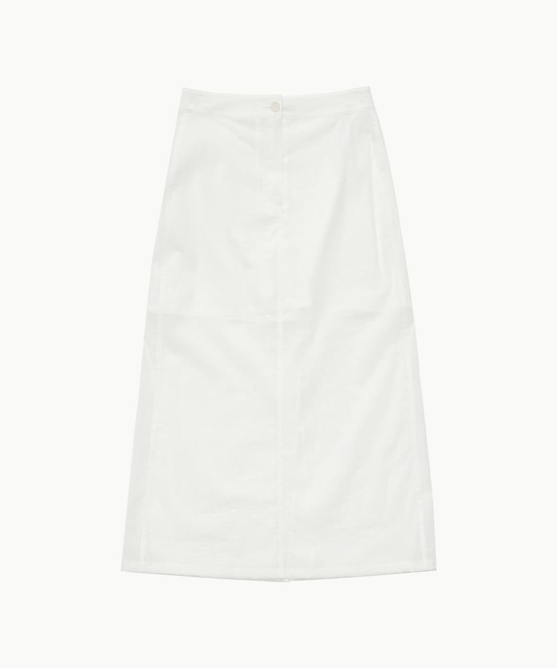 아모멘토 시어 롱스커트 화이트 1사이즈 상품이미지2