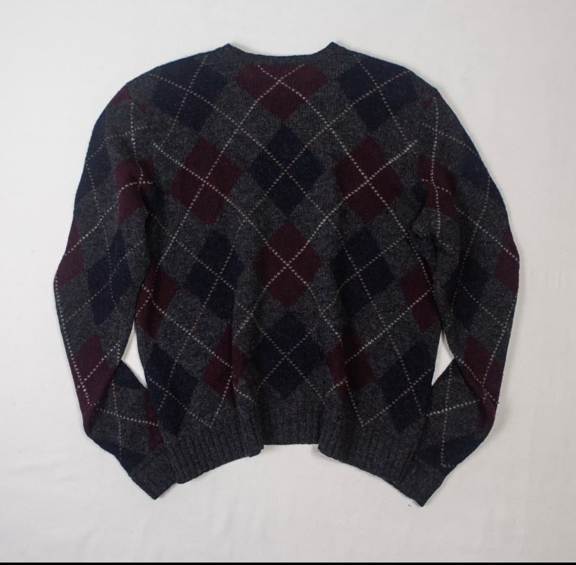 폴로 랄프로렌 아가일 울 니트 스웨터 상품이미지2