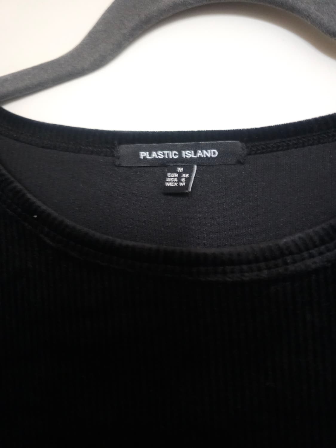 플라스틱아일랜드 블랙 벨벳 롱원피스 상품이미지3