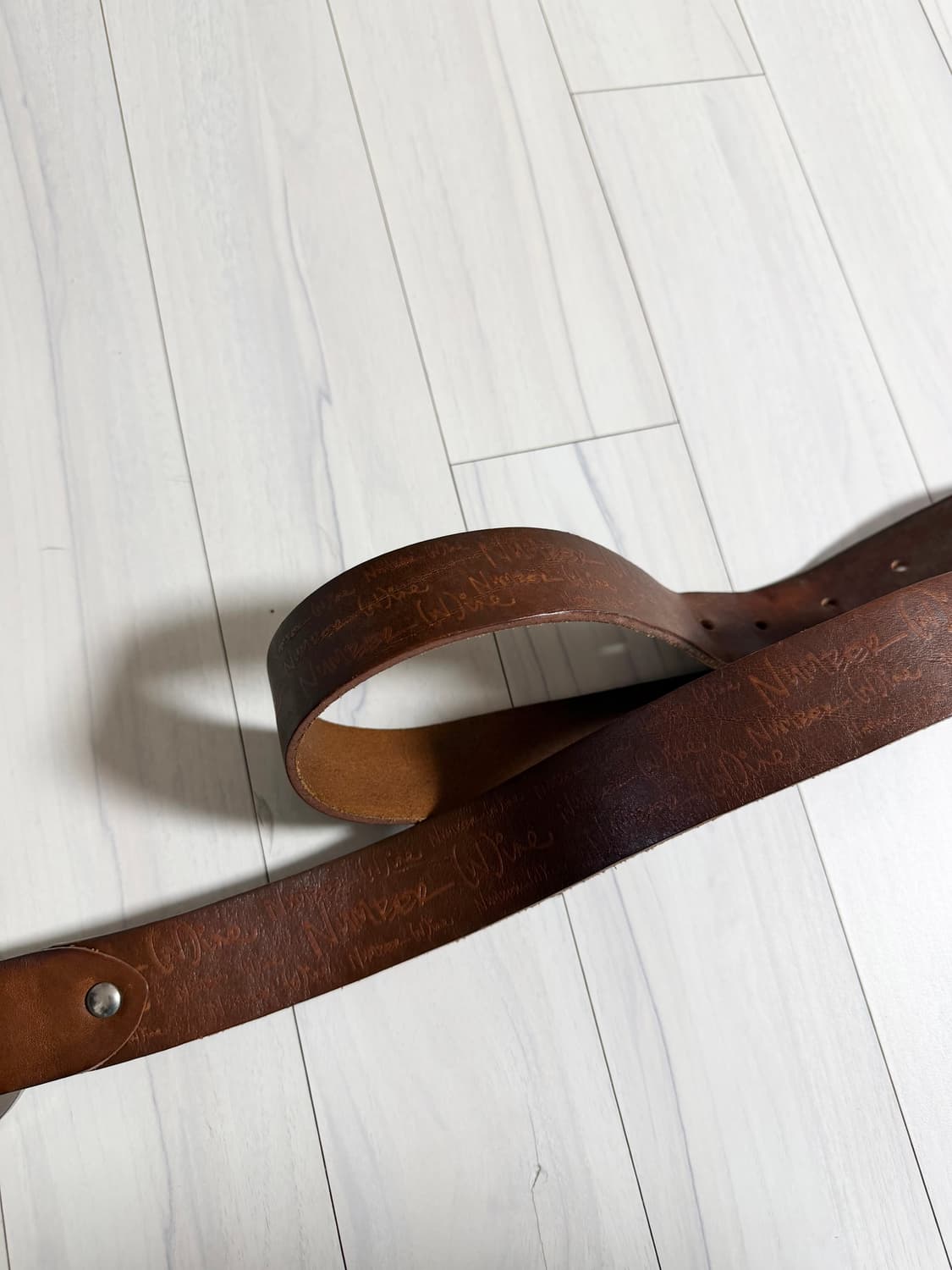 [os] 넘버나인 가죽벨트 상품이미지2