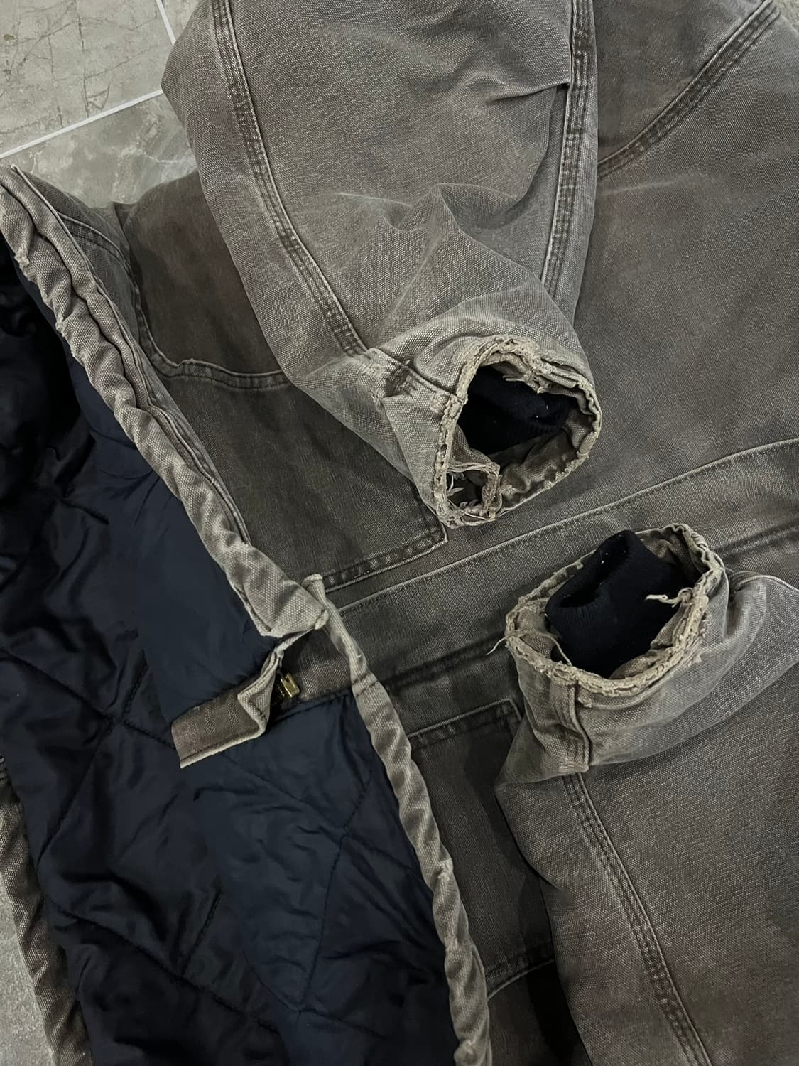 (XL)칼하트 덕 디트로이트 자켓 J22CHT 체스트넛 상품이미지8