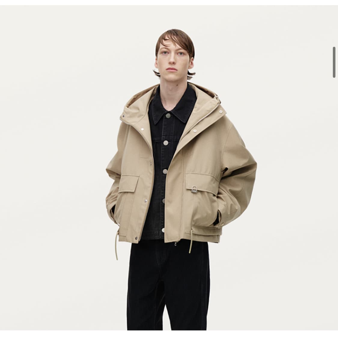 (새상품) 솔리드옴므 24ss 쉘파카 (50 / 105사이즈) 상품이미지2