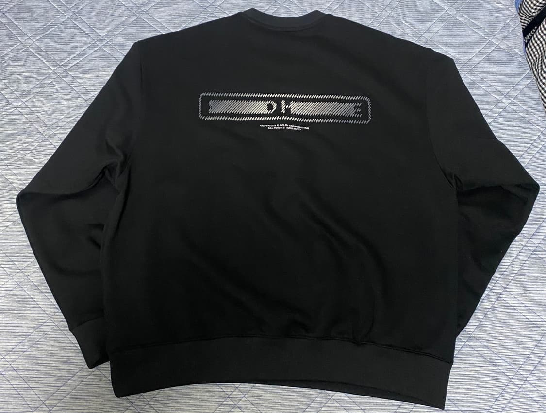 솔리드옴므 24FW 맨투맨 블랙 상품이미지4