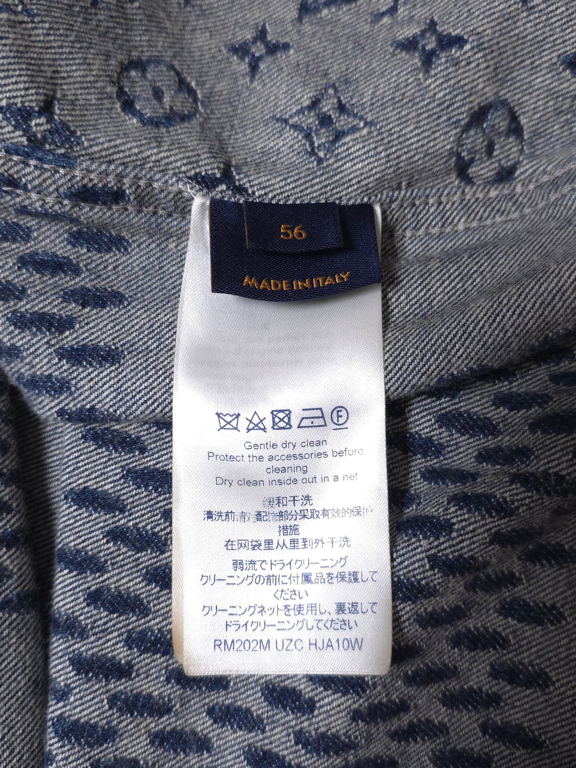 [56] 루이비통 니고 모노그램 연청 데님 트러커 자켓 상품이미지8