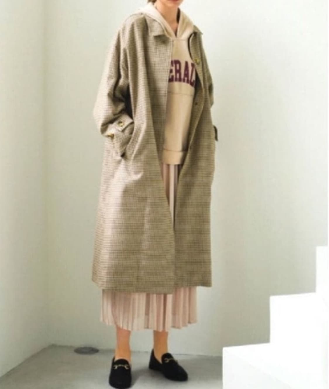 Lugnoncure Check Coat 상품이미지1