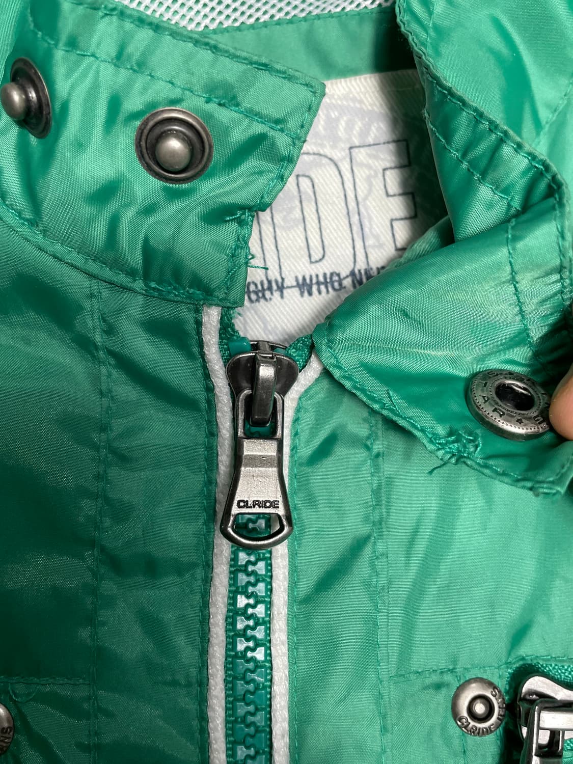 CLRIDE.n 클라이드엔 그린 바람막이 자켓 상품이미지6