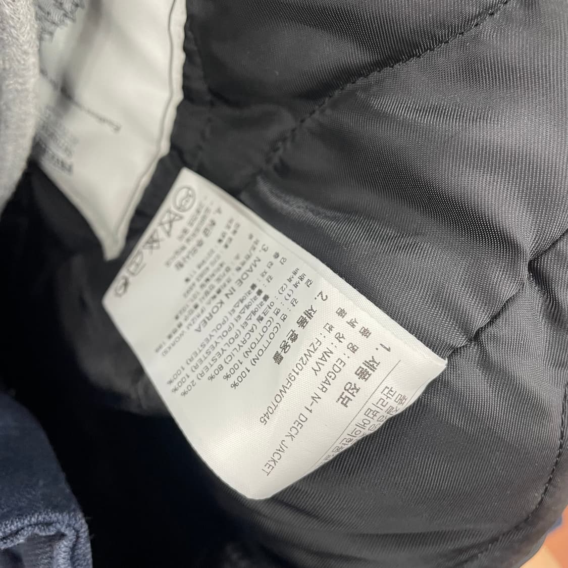 프리즘웍스 네이비 덱자켓 상품이미지3