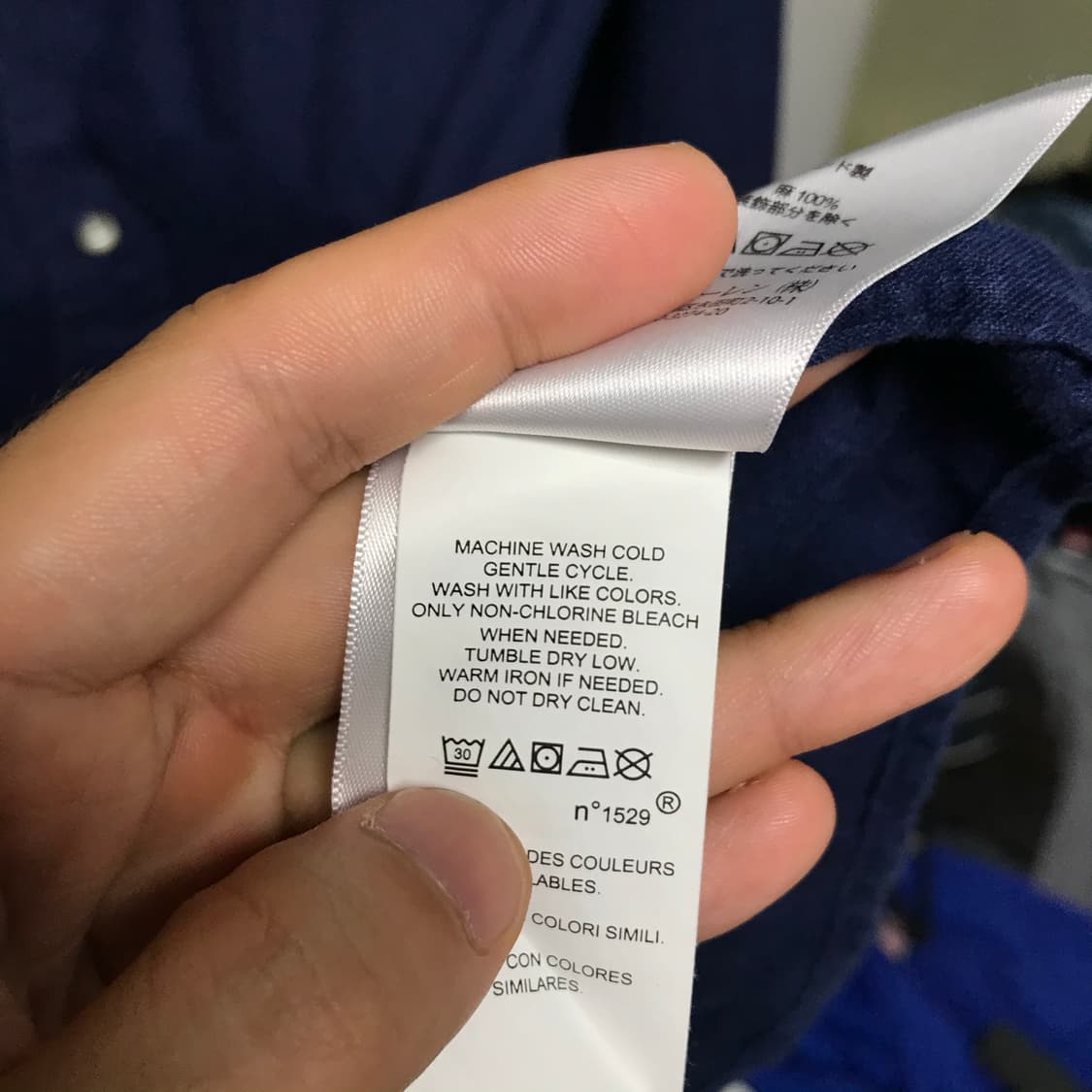 폴로 랄프로렌 네이비 린넨셔츠 상품이미지6