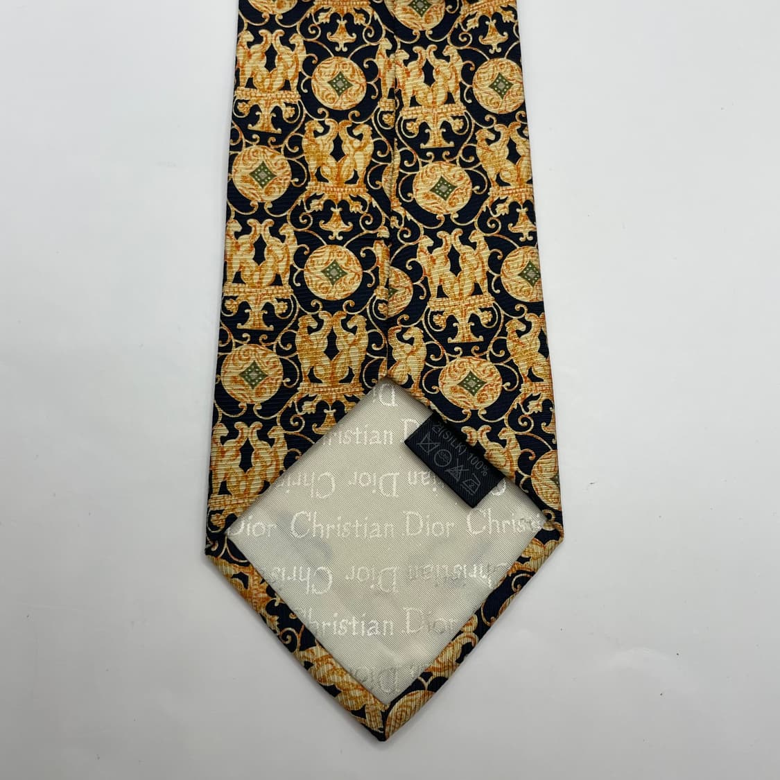 556) (Christian DIOR) 크리스찬 디올 패턴 넥타이 상품이미지4