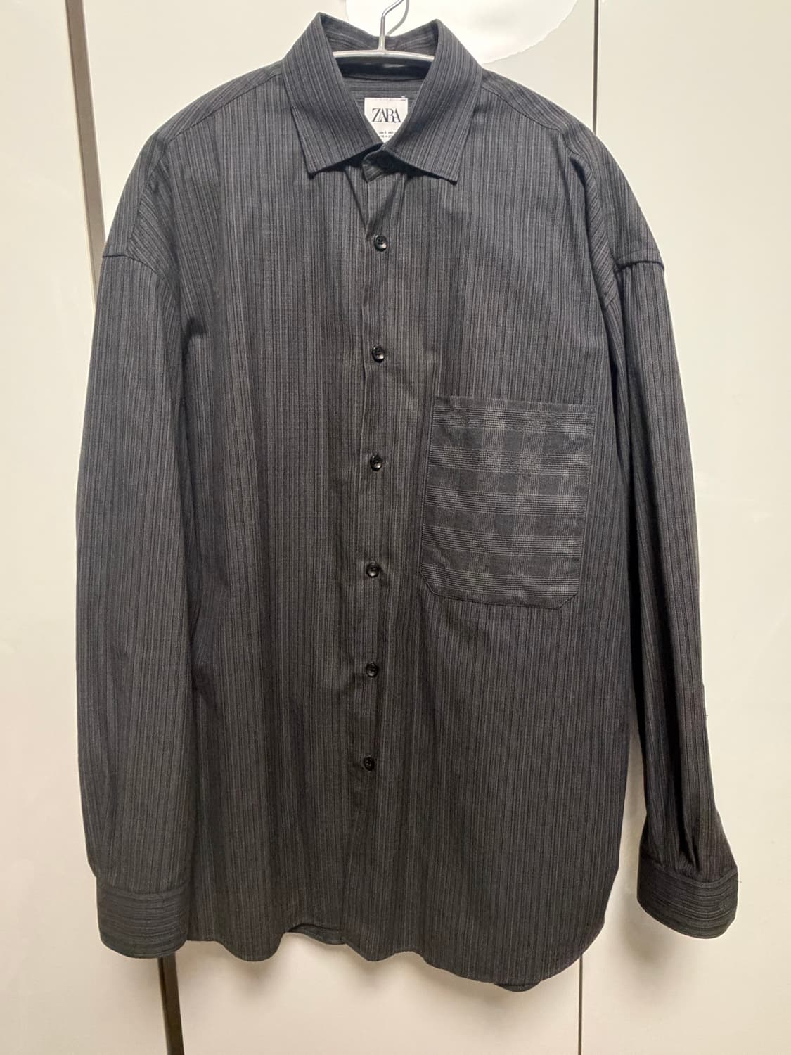 자라(ZARA) 남자 오버핏 셔츠 / 중고 상태 좋음 상품이미지6