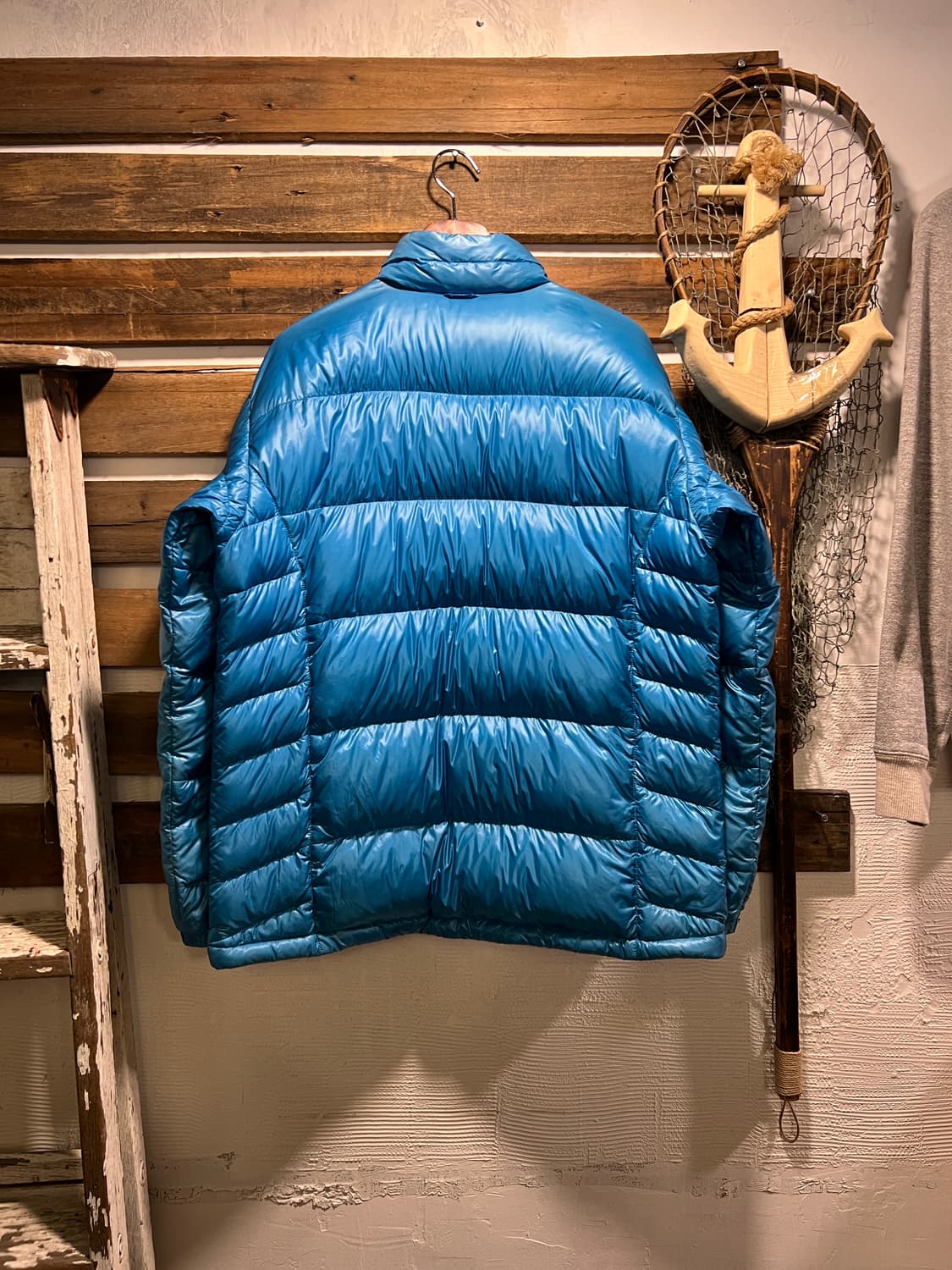 [XL]90's 몽벨 EX800 스카이블루 덕다운 경량 패딩 상품이미지8