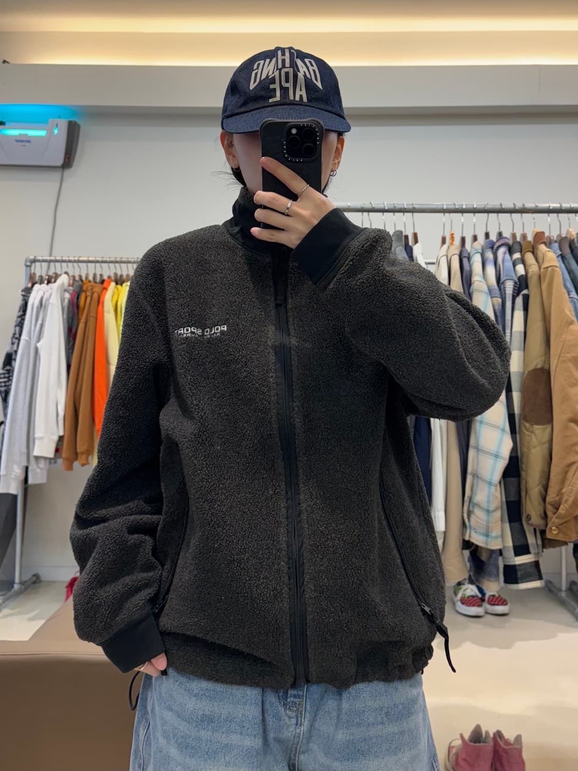 폴로 랄프로렌 스포츠 플리스 집업 상품이미지5