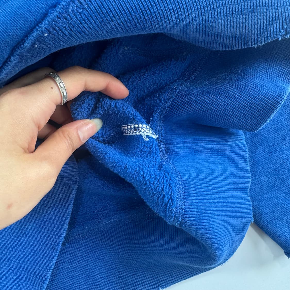 Abercrombie 아베크롬비 캥거루 포켓 블루 맨투맨  상품이미지6