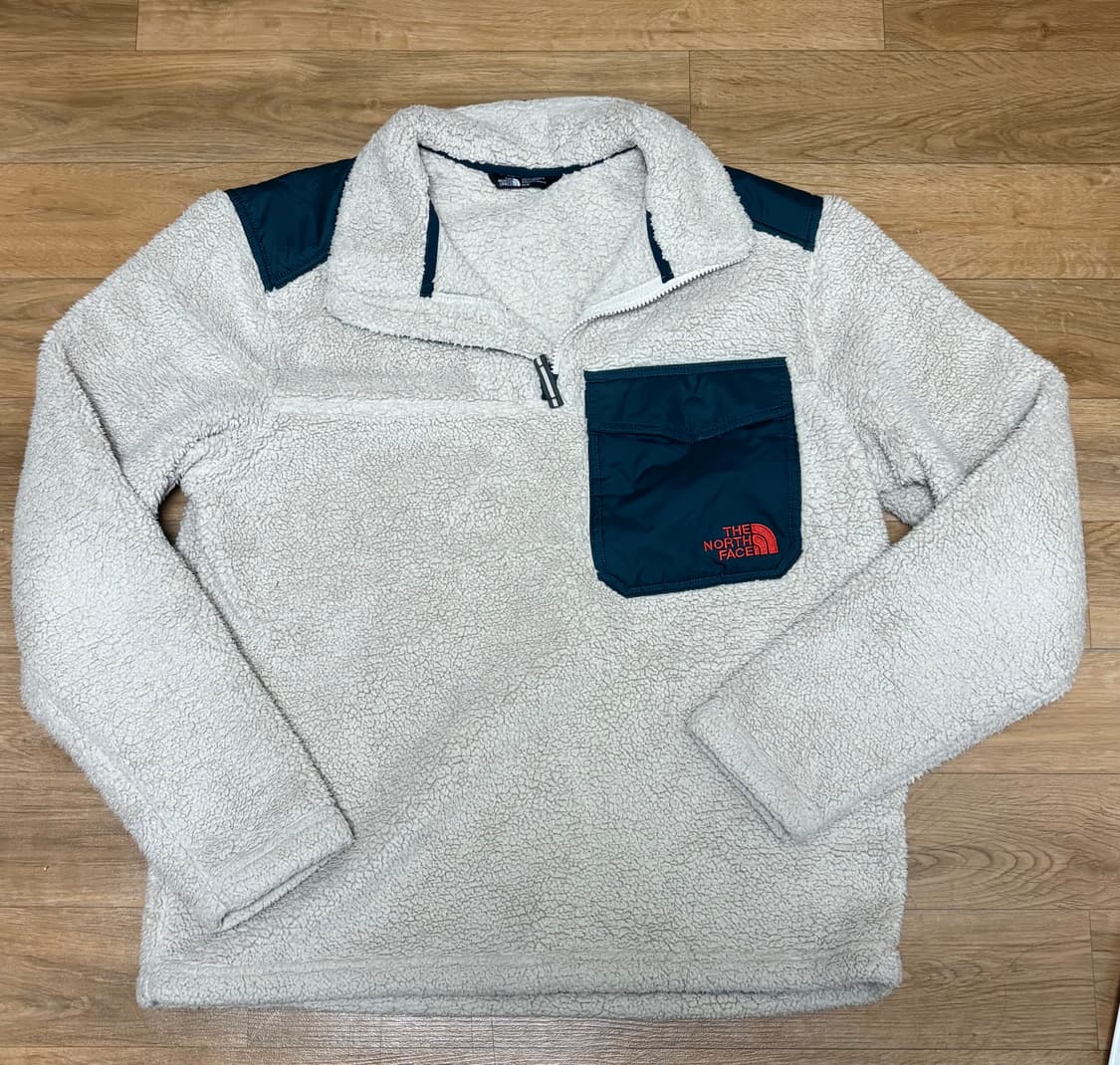 노스페이스 오트밀 컬러 플리스 풀오버 상품이미지2