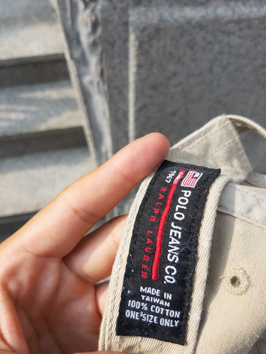 폴로진스 베이지 볼캡 상품이미지4