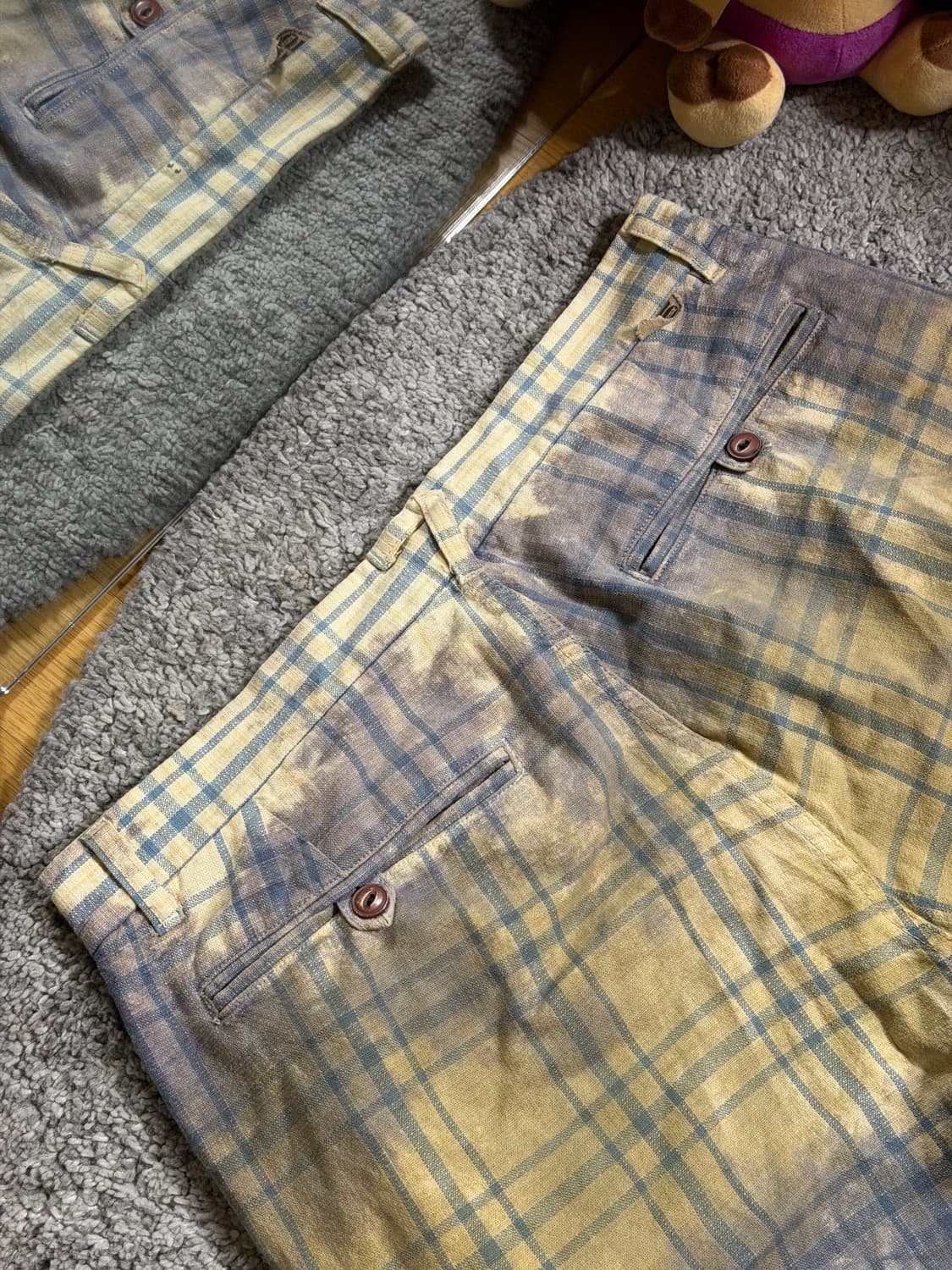 디젤 55dsl 타이다이 체크 팬츠 상품이미지7