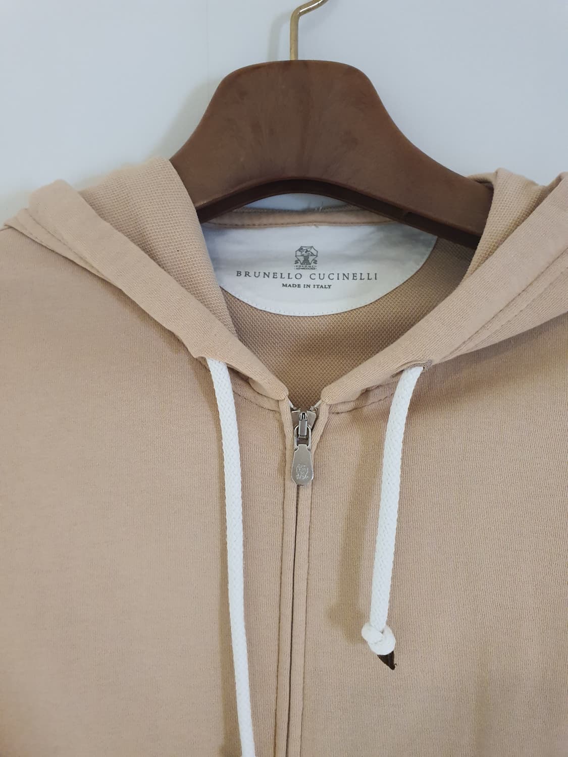 브루넬로 쿠치넬리 남성 후드 집업 베스트 상품이미지3